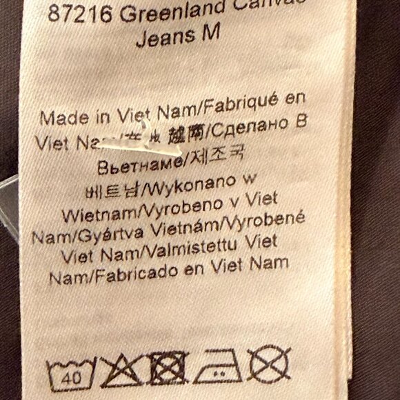 Fjällräven Greenland Canvas Jeans M EU 52 / US 36W Gray - Picture 9 of 10